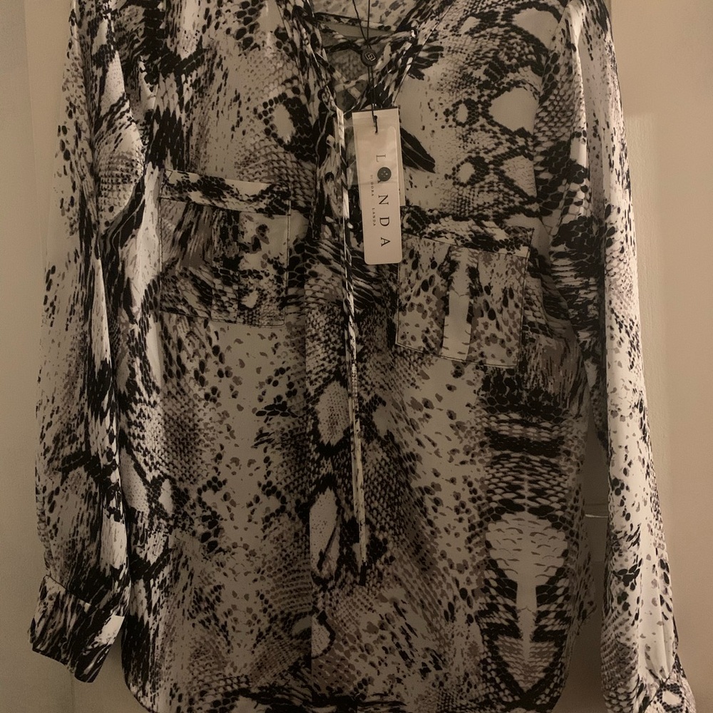 Landa by Dora Landa python blouse